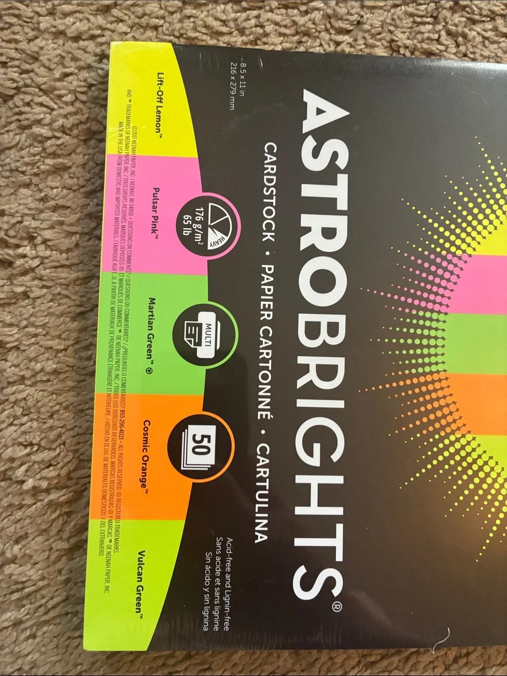 Neon Green Cardstock Pack